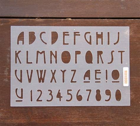 This sans serif font from pixel the geometric digits that come with this font are perfectly suited for clock faces, phone numbers, and apps. A Z Mid-Century Modern Font Stencil Bullet Point Journal