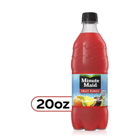 Minute Maid Fruit Punch 20oz Bottles 24 Pack