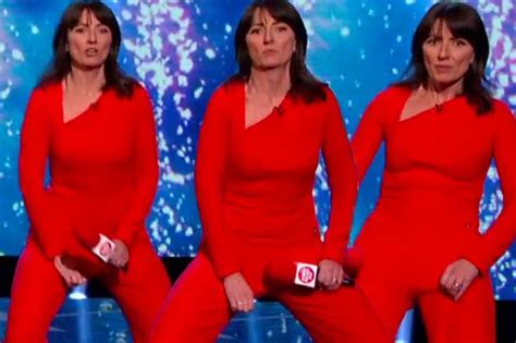 Davina Mccall Laughs Off Sport Relief Camel Toe Fail Taking To