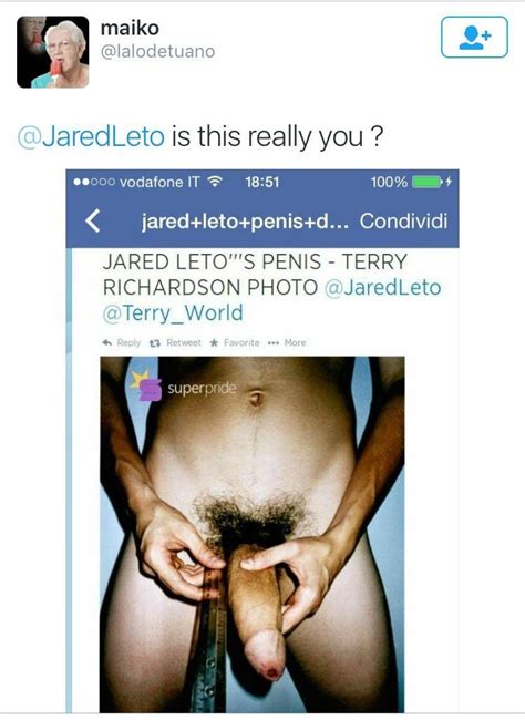 Jared Leto Cock Sex Photo Comments
