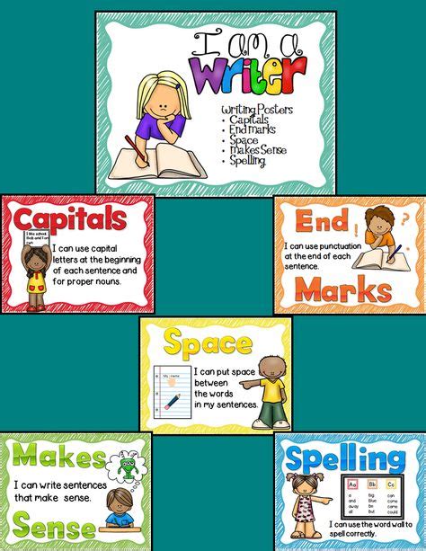 Writing Posters Writing Posters Kindergarten Writing 1st Grade Writing