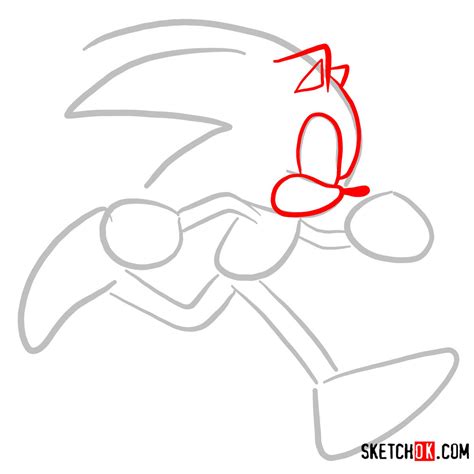 How To Draw Running Sonic Sonic The Hedgehog Sketchok