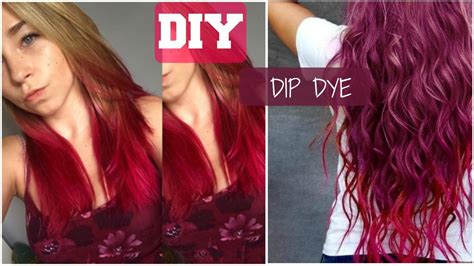 How To Dip Dye Your Hair Home 20 Youtube