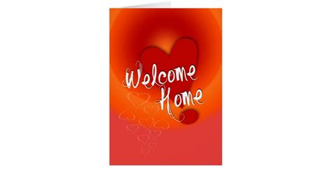 Welcome Home Love Card Zazzle