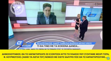 Jun 20, 2021 · τον οκτώβριο του 2018 ανακοινώθηκε η συνεργασία της με το κανάλι open tv για την παρουσίαση του κεντρικού δελτίου ειδήσεων του σταθμού και της πολιτικής εκπομπής με τίτλο «open mind». Ο ΦΩΤΗΣ ΚΟΥΡΜΟΥΣΗΣ ΕΠΙΒΕΒΑΙΩΝΕΙ ΤΗΝ ΕΞΟΝΤΩΣΗ ΤΩΝ ΕΛΛΗΝΩΝ ...