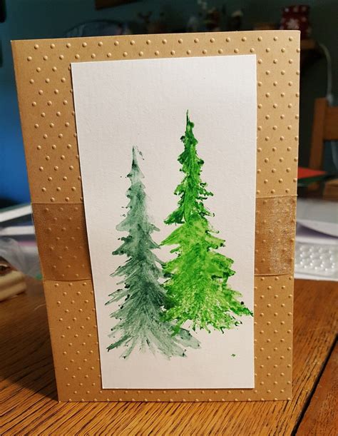 Watercolor Pencils Were Used To Paint The Trees My First Time Using