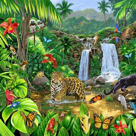 Rainforest Harmony I In 2021 Rainforest Art Tropical Rainforest