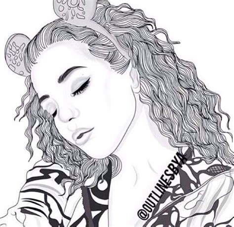 Cute girl coloring pages collection. Pin on art says no.