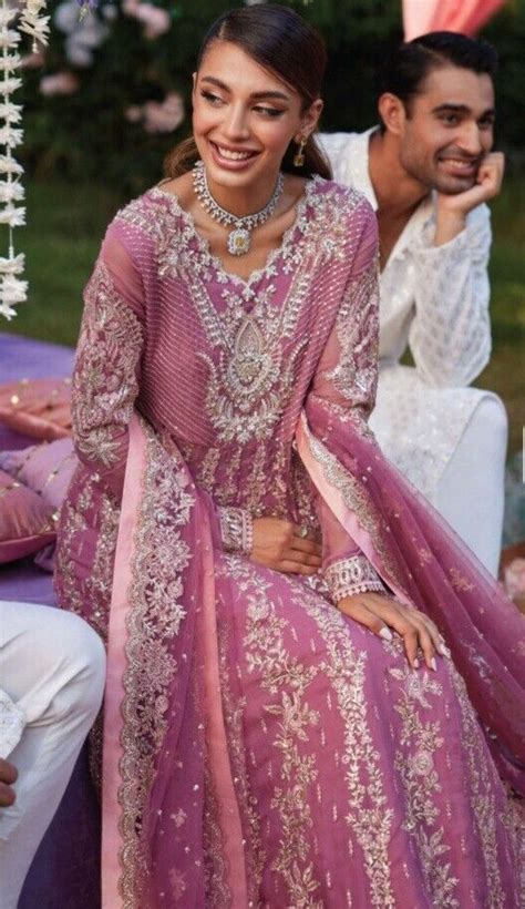 Asian Indian Pakistani Party Wear Wedding Branded Maxi Dress Izhar By