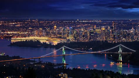 Downtown Vancouver Cityscape 4k Ultra Hd Wallpaper Background Image