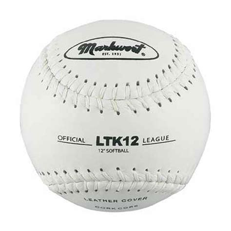 Markwort Ltk12 12 Leather Cover Softballs Baseball Equipment And Gear