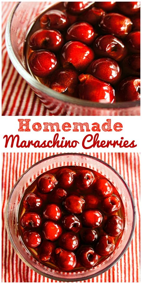 Homemade Maraschino Cherries The Weary Chef
