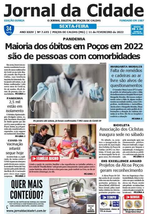 Jornal Da Cidade 11 De Fevereiro De 2022 Jornal Da Cidade Notícias