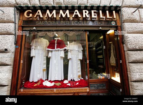 The Roman Firm Gammarelli Exposes The Three Dresses Prepared For The