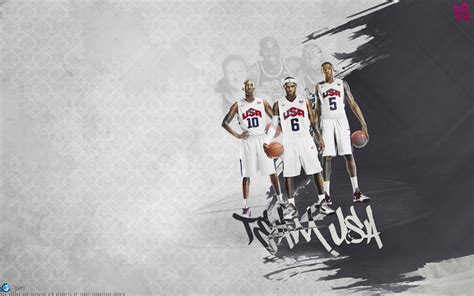Kobe Lebron Durant 2012 Usa Dream Team Wallpaper Basketball