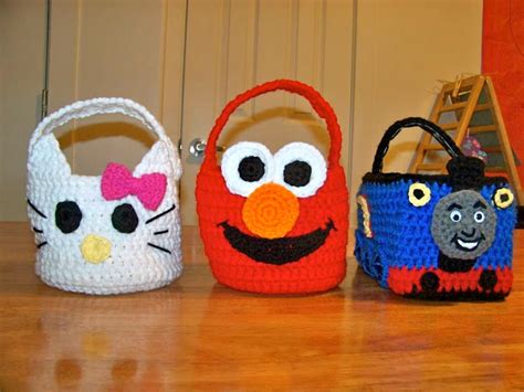 Crafty Confessions Of A Brainy Mom Crochet Character Easter Baskets