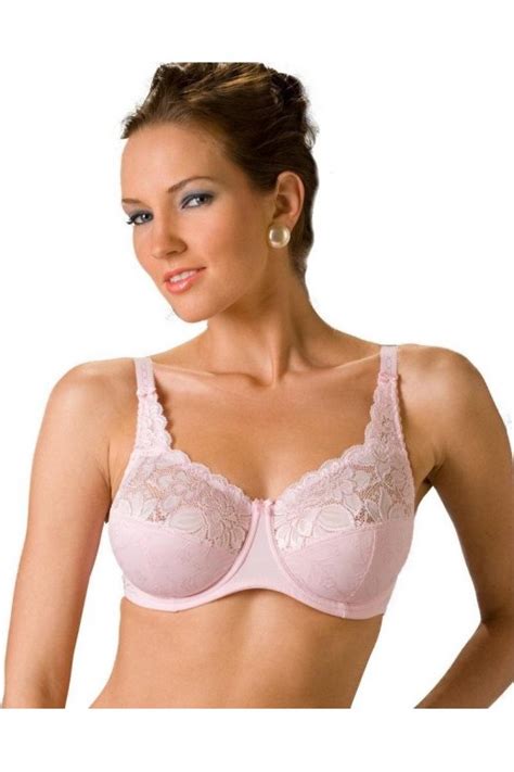 ladies pink camille jacquard lingerie womens underwired big cup bra size 36b 42g