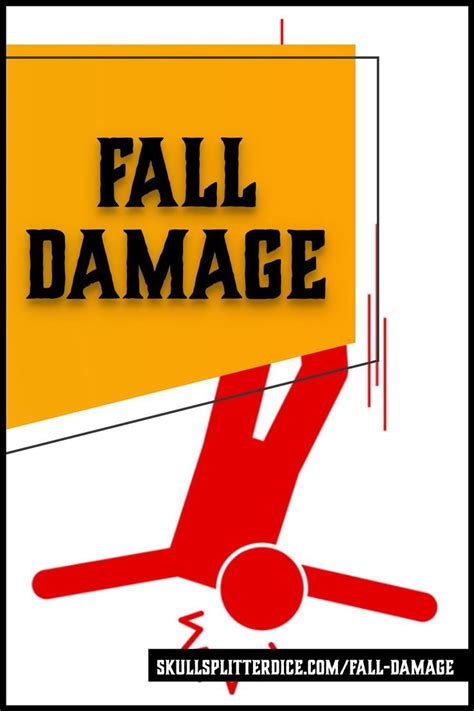 Fall damage is environmental damage inflicted upon a player when he falls from a certain height. Fall Damage 5e | Dungeons and dragons dice, Pathfinder rpg ...