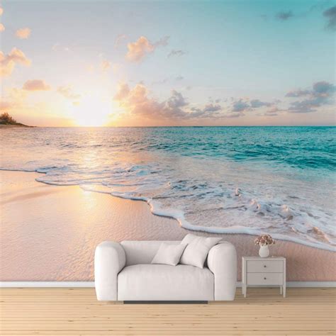 Wall26 Beach Wall Mural Beach Wallpaper Removable Wallpaper Ocean