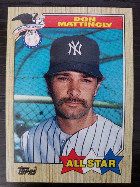 Don Mattingly No Trademark On Front 606 Prices 1987 Topps
