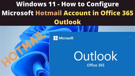 Come Configurare Hotmail In Outlook E Windows Mail ️