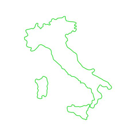 Mapa De Italia Sobre Fondo Blanco 8388178 Vector En Vecteezy