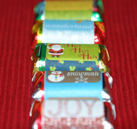 Paper (just plain ol' copy paper). Christmas Candy Wrapper Template