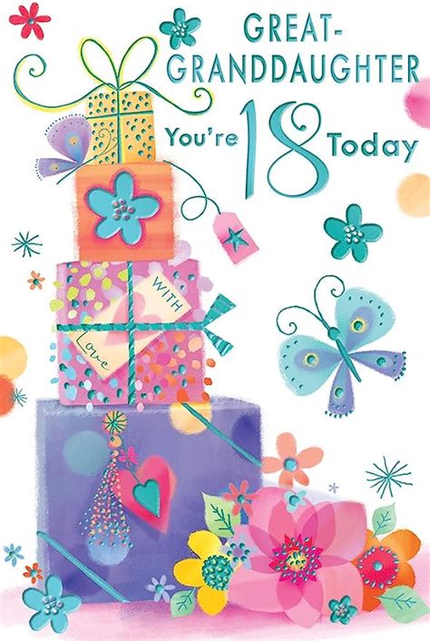 Great Granddaughter 18th Birthday Card Be Office Products
