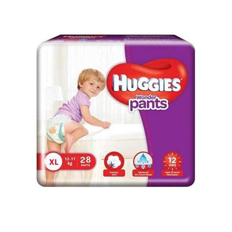 Huggies Baby Diaper Wonder Pants Xl 12 17kg 28pcs Ehavene