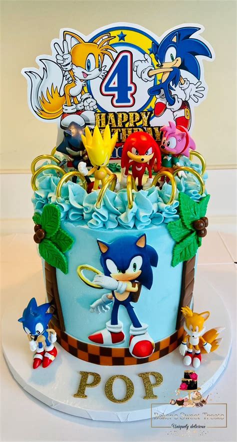 Sonic The Hedgehog Birthday Cake Sonic Birthday Cake Sonic Cake