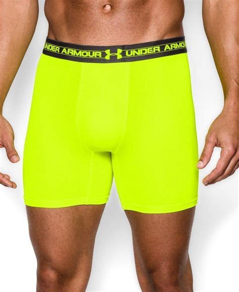 Under Armour Under Armour New Yellow Mens Size Medium M Mesh Boxer Brief Underwear Walmart