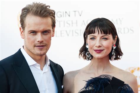 Hq Pictures Of Sam Heughan And Caitriona Balfe At The Bafta Tv Awards