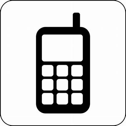 Icon Clipart Cellphone Vector Phone Telephone Symbol