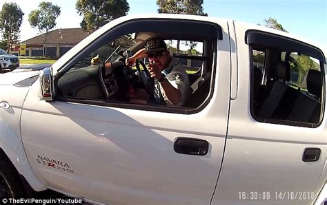 Victoria Truck Driver Threatens To Bash Motorcyclist In Nasty Road Rage