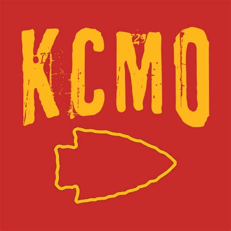 Kcmo Kansas City Missouri Mo With Arrowhead Kcmo T Shirt Teepublic