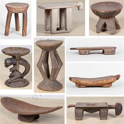 Collection Of Nine African Stools Furniturecollection With Images