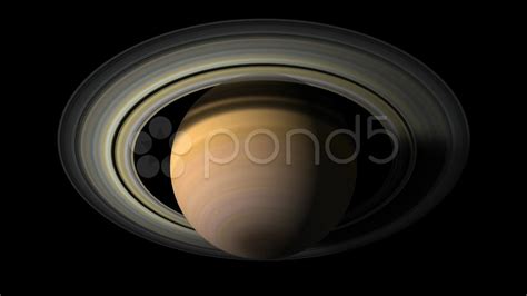 Planet Saturn 3d Rotate With Alpha Matte Stock Footage Youtube
