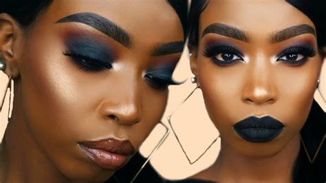 The Perfect Fall Black Smokey Eye Full Coverage Makeup