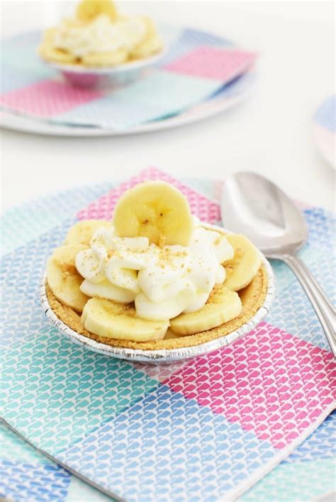 Mini Banana Cream Pies Recipe No Bake And Easy