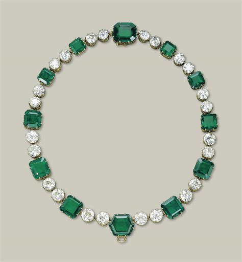 A Magnificent Emerald And Diamond Necklace By Cartier Christies