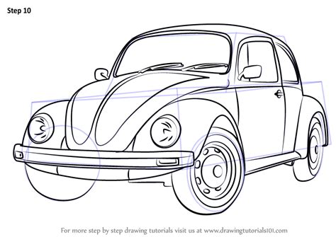 Https://tommynaija.com/draw/how To Draw A Bettle Car