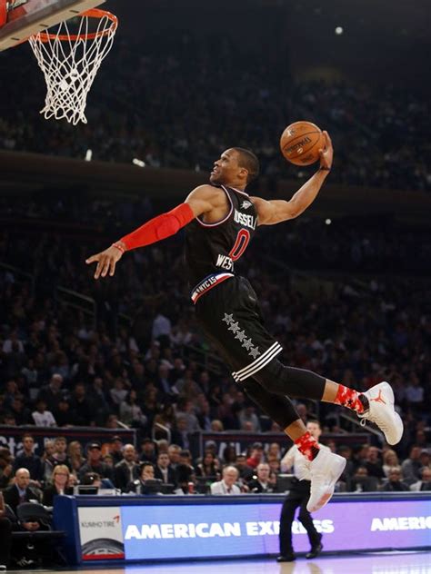 Russell Westbrook Scores 41 West Edges East In Nba All Star Game