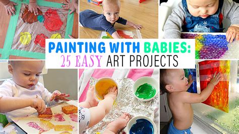 Painting With Babies 25 Easy Art Projects Happy Toddler Playtime