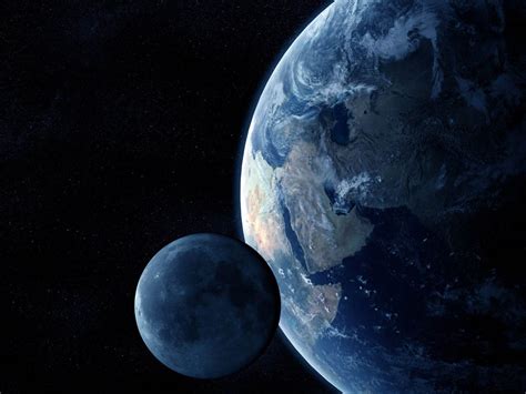 Gambar Bulan Dan Bumi Yang Menakjubkan