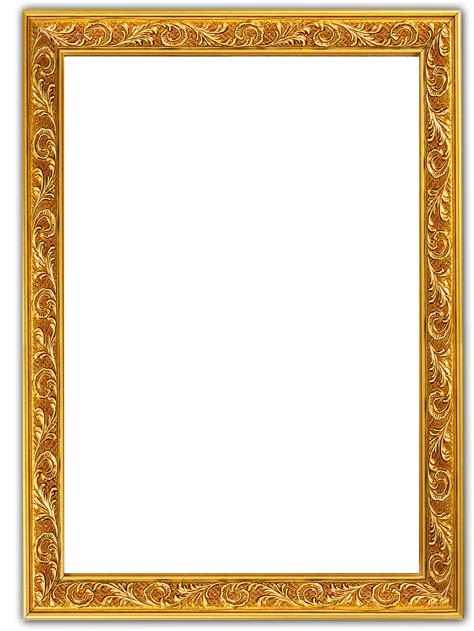 Picture Frame Border Golden Glyph HD Image Free PNG | Antique picture frames, Picture frames ...