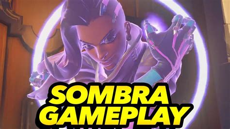 Sombra Gameplay Overwatch Youtube