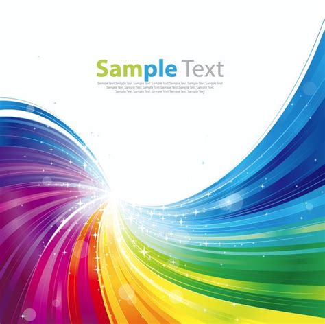 Abstract Rainbow Colorful Background Vector Illustration Free Vector