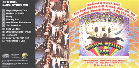 release “magical mystery tour” by the beatles cover art musicbrainz