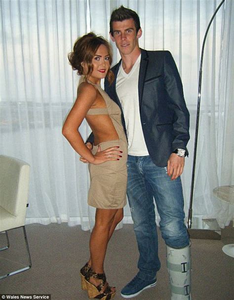 Footballer for @spursofficial and @fawales twitter: Gareth Bale's girlfriend Emma Rhys Jones hides fiery ...