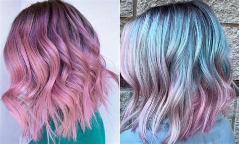 Pink And Blue Cotton Candy Hair